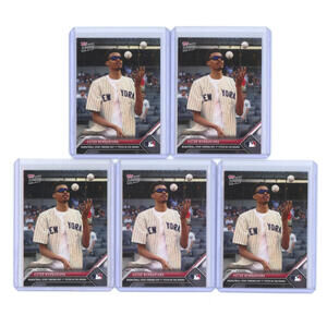 Lot of (5) 2023 Topps Now #472 Victor Wembanyama SPURS  1st Pitch RC